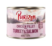Purizon Adult Saver Pack 24 x 200g - Chicken Fillet with Turkey & Salmon