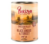 Purizon Adult Saver Pack 24 x 400g - Black Angus & Turkey with Sweet Potato & Cranberry