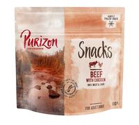 Purizon Dog Snacks - Grain-Free Beef with Chicken - Saver Pack: 3 x 100g