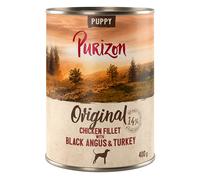 Purizon Puppy 6 x 400g - Chicken Fillet with Black Angus Beef & Turkey