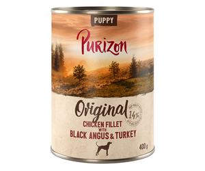 Purizon Puppy 6 x 400g - Chicken Fillet with Black Angus Beef & Turkey