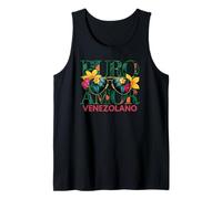 Puro Amor Venezolano Venezuelan Pride Quote Latin Heritage Tank Top
