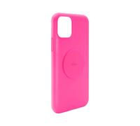 PURO Case for Iphone 11 Silicone Icon Series with Metal Plate, Fuchsia