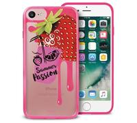 Puro Crystal Cover Strawberry Hard-Case Protective Shell for Apple IPHONE 7 8 Se