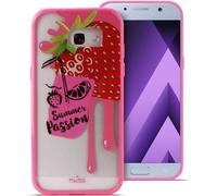 Puro Crystal Cover Strawberry Hard-Case Protective Shell for Samsung Galaxy A5