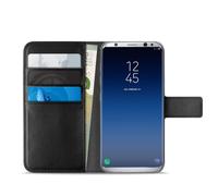 Puro Eco-Leather Wallet Cover Schutz-Hülle For Samsung Galaxy S9