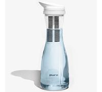 Puro Glass Water Filter Pitcher - Clean Water in Seconds - Filters 211 Gallons - BPA Free - 1.3L - Carbon Water Filter Removes Lead, Odors, Microplastics, Chlorine