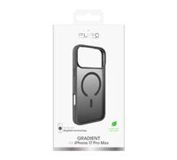 Puro iPhone 17 Pro Max TPU Case Dark Grey Gradient Magsafe Gradient Effect