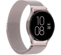 Puro Milanese Mesh Strap Compatible with Samsung Galaxy Watch 4/Watch 4 Classic, Stainless Steel, Magnetic Closure, Quick Release Strap, Pink