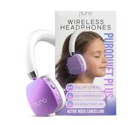 Puro Sound Labs PuroQuiet Plus Noise Cancelling Headphones for Kids, Bluetooth for Kids in Ear with Microphone, Lightweight In-Ear Design, Studio-Grade Sound (Purple)