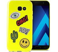Puro TPU Case Patch-Mania +5 Sticker Protective Shell for Samsung Galaxy A3