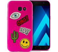 Puro TPU Cover Patch-Mania +5 Sticker Protective Shell for Samsung Galaxy A5