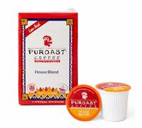 Puroast Low Acid Coffee House Blend Single Serve Coffee 2.0 Keurig Compatible (Pack of 12)