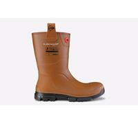 Purofort Rigpro Full Safety Waterproof Wellington Men's | Safety Footwear | Brown/Black | UK Size 6.5