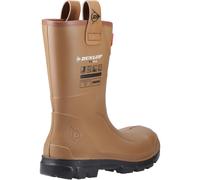 Dunlop Purofort Rigpro Full Safety Boot Fur Lined Tan Size 6