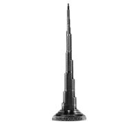 Purokise Burj Khalifa Model Alloy Miniature Dubai Tower Craft Office Home Desktop Decoration