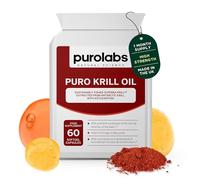 Purolabs Antarctic Krill Oil 1000mg - High Strength Krill Oil Capsules with Omega-3, EPA, DHA, Phospholipids & Astaxanthin - Antarctic Krill Oil for Heart, Brain and Eye Health - 60 Capsules