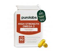 Purolabs Omega 3 Fish Oil Capsules - High Strength Omega 3 with 660mg EPA & 440mg DHA per Serving - Premium Omega 3 Capsules for Heart, Brain & Vision Support - 90 Easy-to-Swallow Softgels
