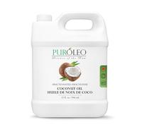 PURÓLEO 100% Natural and odorless Fractionated Coconut Oil 32 Fl Oz / 946 ML (MADE IN CANADA) | Moisturizer & Carrier Oil | Hair Skin Body, Aromatherapy, Massage, Makeup Remover…