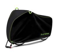 Puroma Bike Cover Waterproof Outdoor Bicycle Windproof Cover for 1-3 Bikes | Storage, Rain Sun UV Dust Resist, Ripstop, Lock-Hole, Lightweight, Elastic Band, Wheel Buckle, for Mountain Road Bike, E-Bike