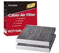 Puroma Cabin Air Filter with Activated Carbon, Replacement for CP134, CF10134, Compatible with Honda, CR-V, Civic, Accord, Odyssey, Pilot, Crosstour, Passport, Acura ILX, MDX, RDX, RLX, TLX