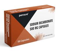 Purosure Sodium Bicarbonate 500mg - (56) Capsules | Relief for Heartburn, Acid Indigestion & Stomach Discomfort