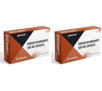 Purosure Sodium Bicarbonate 500mg - (56) Capsules | Relief for Heartburn, Acid Indigestion & Stomach Discomfort (Pack of 2)