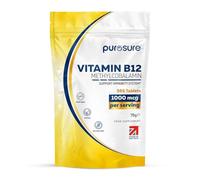 Purosure Vitamin B12 1000µg | 365 High Strength Easy to Swallow Tablets (365 Tablets)