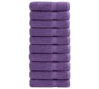 (purple, 100 x 150 cm/ 10 pcs) vidaXL Premium Sauna Towels Guest Bath Towel 10 pcs Grey 600gsm 100% Cotton