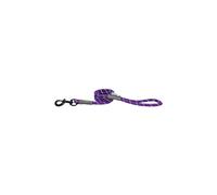 (Purple, 107 x 1.0cm) HugglePets Reflective Rope Dog Lead