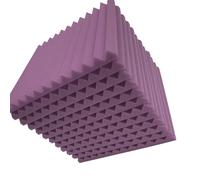 (Purple, 12pcs) 12/24pcs Acoustic Panels Studio Acoustic Foam Sound Foam Sound Proofing
