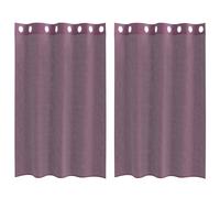 (purple, 140 x 175 cm) vidaXL Voile Curtains with Grommets 2 pcs Apple Green 140x225 cm net curtain