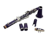 Purple 17-key Bb Clarinet Flat Tone Professional Woodwind Instrument Body Bakelite Material Set Clarinet Musical Instruments