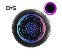 (purple, 27cm) Kids Soft Flying Disc Toy Light-up Throwing Disc Game Outdoor Garden Lawn Led Flying Saucer Parent-child Family Game Boys Girls Gift