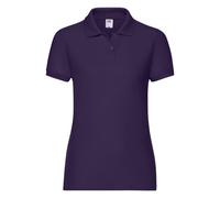 (Purple, 2XL) Lady-Fit 65/35 Polo