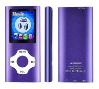 (purple, 32g) Mp3 Mp4 Music Player With Photo Viewer E-book Reader Voice Recorder Fm Radio Video