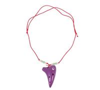 Purple 6 Hole Mini Dolomite Ocarina Beginner Set with Lanyard