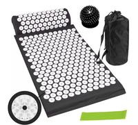 Purple Acupressure Mat With Pillow Ball Acupuncture Pin Massage Set
