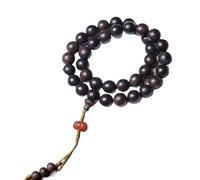 Purple Agarwood Old-Growth Bead Hand-Held Buddhist Prayer Beads Jewelry Rosary