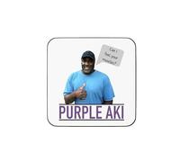 Purple AKI Mug or Coaster - Funny Scouse Humour Gift, Liverpool Urban Legend, Gym Pest from The North West - Microwave & Dishwasher Safe 11oz Coffee Cup (Coaster)