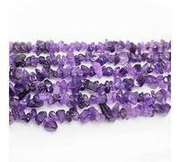 Purple Amethyst Crystal and Gemstone Irregular Chips Beads for Jewellery Making One Strand 31 Inch