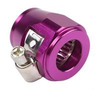 Purple AN8 Hose Clamp Direct Replace Oil Line(Purple)