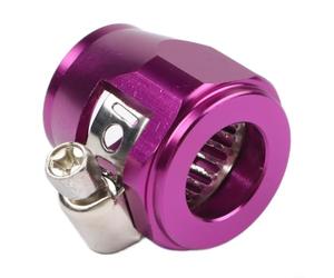Purple AN8 Hose Clamp Direct Replace Oil Line(Purple)