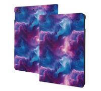 Purple and Blue Cloud Print Compatible with ipad 9th/8th/7th Generation Case Cover, Tablet Cases Compatible with ipad Case 10.2 Inch, Auto Wake/Sleep, Folio Stand