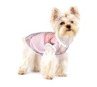 Purple And Gold Marble Printed,Cotton Sleeveless Pet T-Shirt Soft Stretchy Puppy Breathable Vest,S