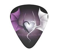 Purple and White Dragons Advanced guitar pick 12 pieces Three thicknesses for bass, electric guitar, acoustic guitar bag