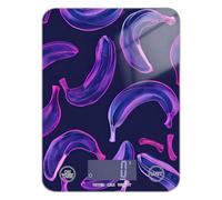 Purple Banana Art Painting Portable Scale for Food 11lb/0.18oz, 5kg/5g oz gram Scale with 4 Unit for Keto Baking Spices (Batteries not Included)