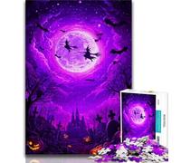 Purple Bat 1000 Piece Jigsaw Puzzles for Teenagers Gifts,Help The Brain Exercise Addictive Toys to Cultivate Patience Suitable for Couples (38x26cm)