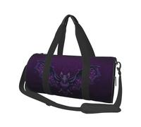 Purple Bat Canvas travel bag, large capacity, can be carried on the shoulder