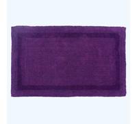 (Purple, Bath Mat - Extra Large) Luxury Reversible Cotton Bath Mat